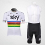 Sky Cycling Jersey Kit Short Sleeve 2012 Red And White