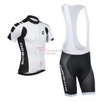 Assos Cycling Jersey Kit Short Sleeve 2014 White And Black