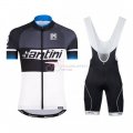 Santini Cycling Jersey Kit Short Sleeve 2016 Blue And White