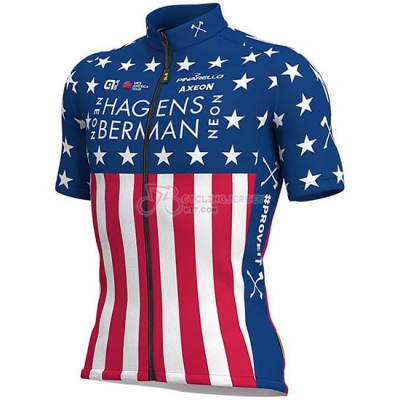 Androni Giocattoli Cycling Jersey Kit Short Sleeve 2019 Campione Stati Uniti