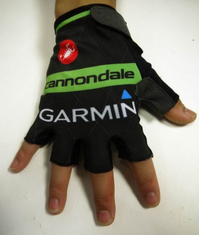 Cycling Gloves Garmin 2015 black and green