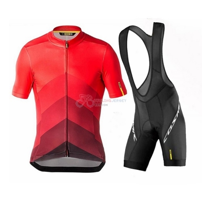 Mavic Cycling Jersey Kit Short Sleeve 2020 Red Black