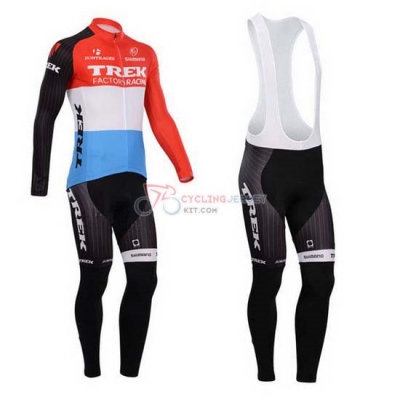Trek Cycling Jersey Kit Long Sleeve 2014 Red And White