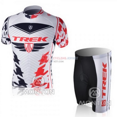 Trek Cycling Jersey Kit Short Sleeve 2010 Red And White