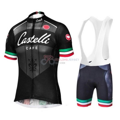 Castelli Cycling Jersey Kit Short Sleeve 2015 Black And Green