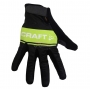 2020 Craft Long Finger Gloves Black Green