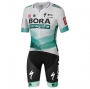 Bora-hansgrone Cycling Jersey Kit Short Sleeve 2020 White Green