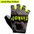 Cycling Gloves Saxo Bank Tinkoff 2016 black and yellow