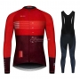 NDLSS Cycling Jersey Kit Long Sleeve 2020 Dark Red