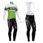 Scott Cycling Jersey Kit Long Sleeve 2014 Green And White