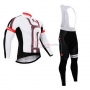 Castelli Cycling Jersey Kit Long Sleeve 2015 Red And White