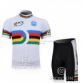 Santini Cycling Jersey Kit Short Sleeve 2010 Black And White