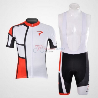 Pinarello Cycling Jersey Kit Short Sleeve 2012 Red And White