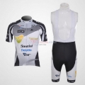 Santini Cycling Jersey Kit Short Sleeve 2012 Black And Gray