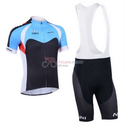 Nalini Cycling Jersey Kit Short Sleeve 2013 Black And Sky Blue