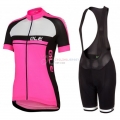 ALE Cycling Jersey Kit Short Sleeve 2016 Pink And Black