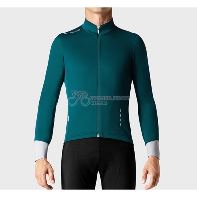 La Passione Cycling Jersey Kit Long Sleeve 2019 Green White