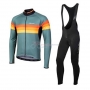 Nalini Cycling Jersey Kit Long Sleeve 2020 Green Orange