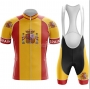 Campione Spain Cycling Jersey Kit Short Sleeve 2020 Red Yellow