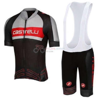Castelli Cycling Jersey Kit Short Sleeve 2016 Black And Red