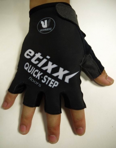Cycling Gloves Quick Step 2015 black