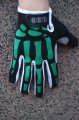 Cycling Gloves Skull black and green