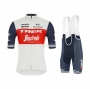Trek Segafredo Cycling Jersey Kit Short Sleeve 2021 White Deep