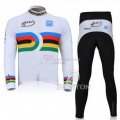 Santini Cycling Jersey Kit Long Sleeve 2010 Black And White
