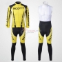 Scott Cycling Jersey Kit Long Sleeve 2012 Black And Yellow