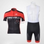 Castelli Cycling Jersey Kit Short Sleeve 2011 Black Red