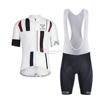Maloja Cycling Jersey Kit Short Sleeve 2020 Black White