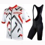 Nalini Descesa 2.0 Cycling Jersey Kit Short Sleeve 2019 White Red