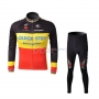 Quick Step Cycling Jersey Kit Long Sleeve 2010 Yellow And Black