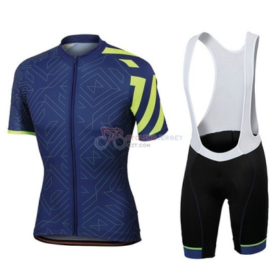 2018 Sportful Cycling Jersey Kit Short Sleeve Prism Spento Blue
