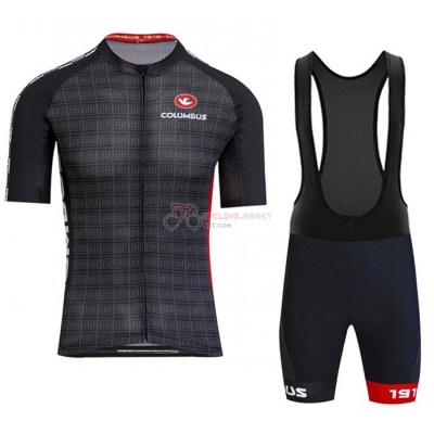 Columbus Cycling Jersey Kit Short Sleeve 2020 Black