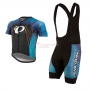 Pearl Izumi Short Sleeve Cycling Jersey and Bib Shorts Kit 2017 blue and black