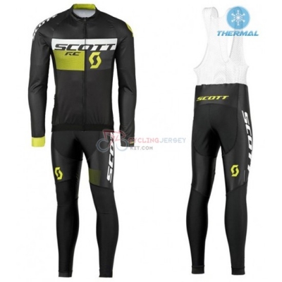 Scott Cycling Jersey Kit Long Sleeve 2016 Yellow And Black