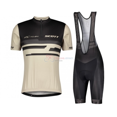 Scott Cycling Jersey Kit Short Sleeve 2021 Light Brown