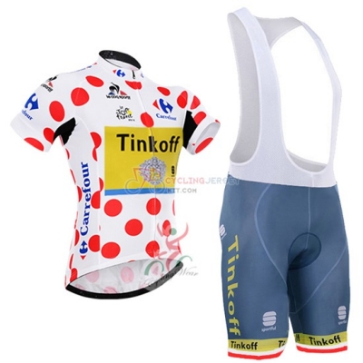 Tinkoff Cycling Jersey Kit Short Sleeve 2016 White And Red