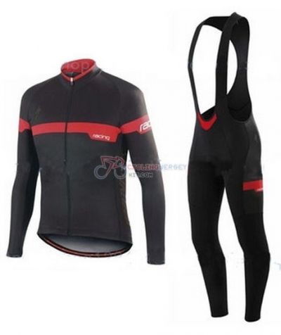 Specialized Cycling Jersey Kit Long Sleeve 2016 Red And Black [AR1037]