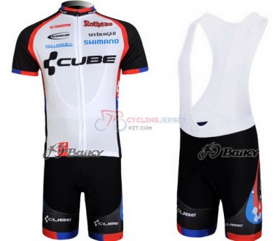 Cube Cycling Jersey Kit Short Sleeve 2011 Black And White