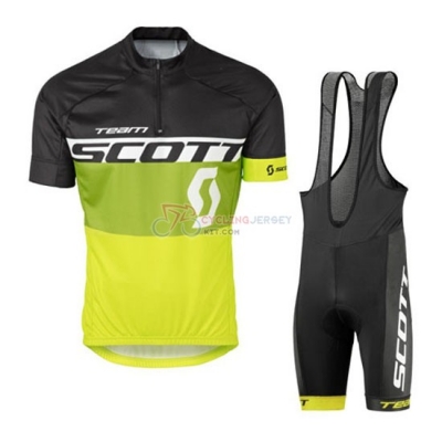 Scott Cycling Jersey Kit Short Sleeve 2016 Yellow And Black