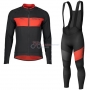 Scott RC FF Cycling Jersey Kit Long Sleeve 2019 Black Red