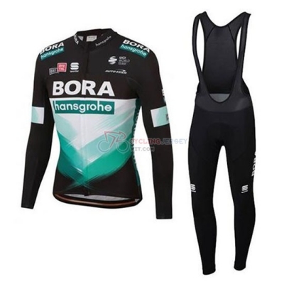 Bora-Hansgrone Cycling Jersey Kit Short Sleeve 2020 Blue Black