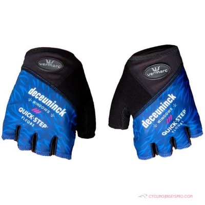 2021 Deceuninck Quick Step Short Finger Gloves