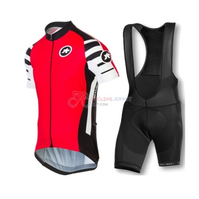 Assos Cycling Jersey Kit Short Sleeve 2016 Black And Red