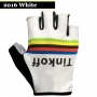 Cycling Gloves Saxo Bank Tinkoff 2016 white