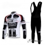 BMC Cycling Jersey Kit Long Sleeve 2011 White And Black