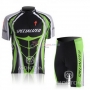 Specialized Cycling Jersey Kit Short Sleeve 2010 Green And Black