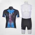 Santini Cycling Jersey Kit Short Sleeve 2011 Blue And Black
